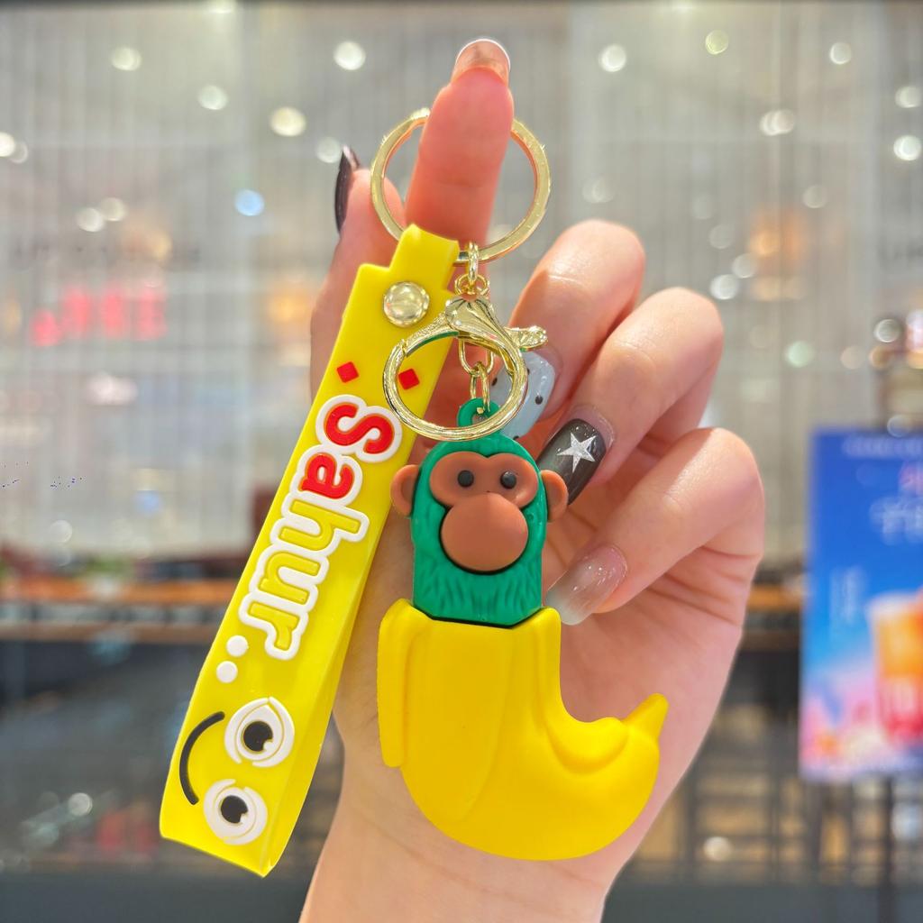 Shanhaijing Doll Exotic Beast Keychain Funny Abstract Bag Doll Car Key Chain Small Pendant