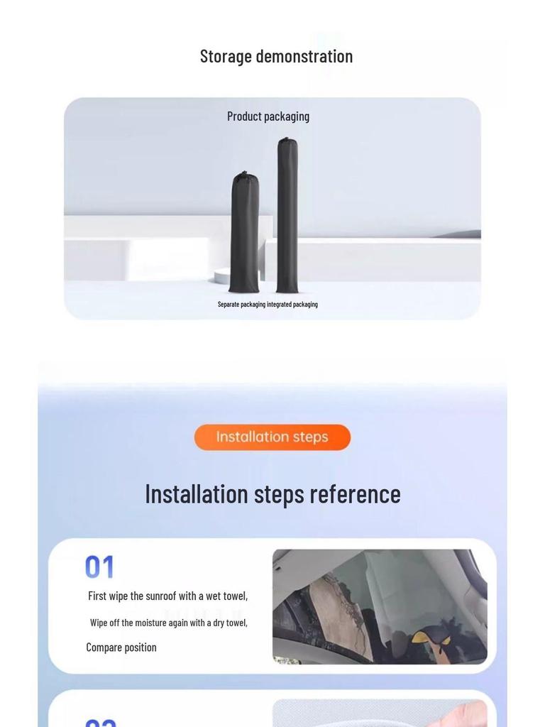 ARCFOX Alpha T5/Koala S/S5 Panoramic Sunroof Sunshade Curtain - Heat Insulating Protection Accessory