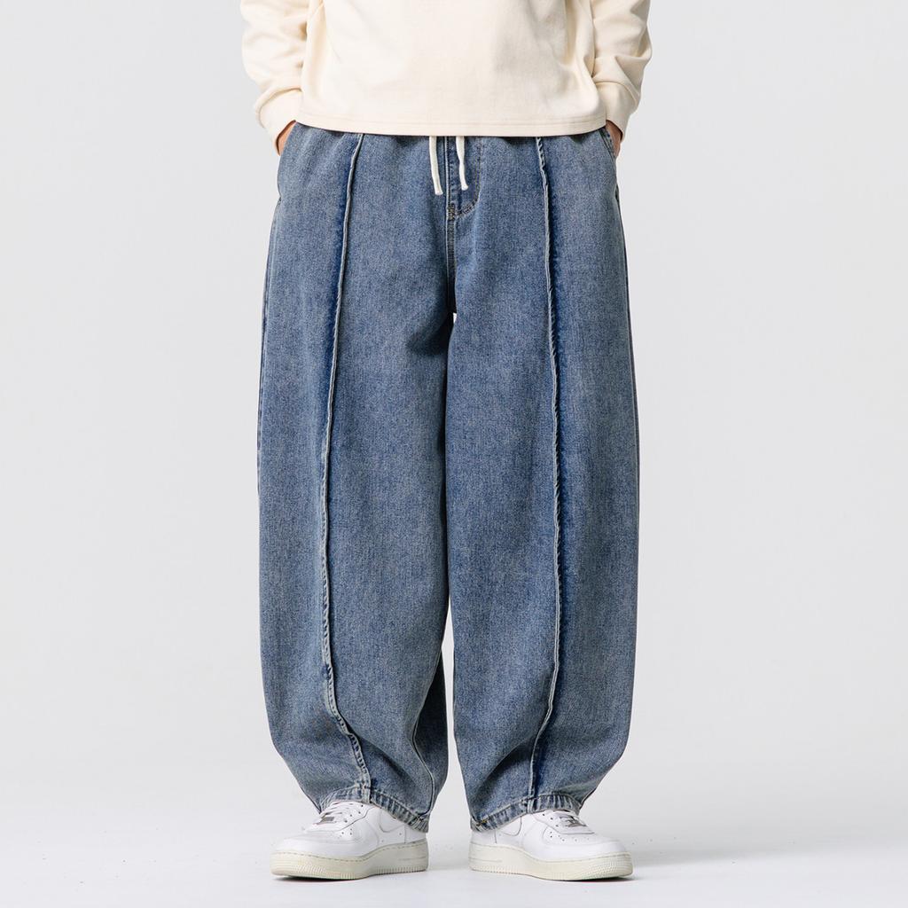 Men's Casual Breathable Cotton Linen Long Pants with for Spring and Fall Daily Wear