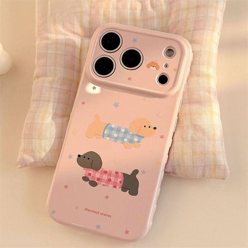 

Star Sausage Dog Soft Case for Apple iPhone 17 Pro Max - Full Coverage for Models 16, 15, 14, 13 iPhone 16 Plus
