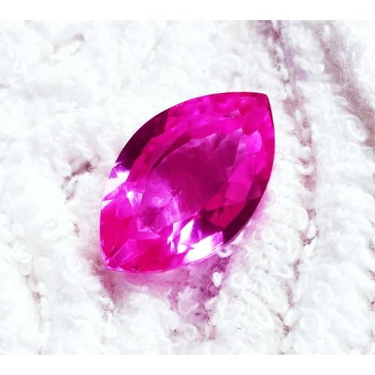 Natural Pink Sapphire Marquise Cut 10.90 Ct Rare Certified Loose Gemstone