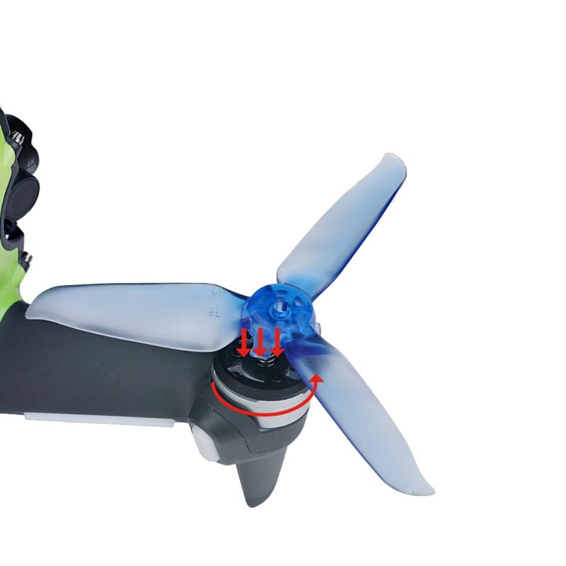 3-blade Propeller Props FPV Propeller for Tiny Whoop FPV Racing Drone Quadcopter Propeller Props FPV Brushless Motor 4x