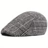 Fashion Men's Casual Newsboy Hat Spring Autumn Retro Beret Hat Wild Casual Hats Unisex Wild Octagonal Cap Winter Hat