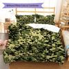 Camouflage Pattern Bedding Quilt Set Quilt Cover Pillowcase Home Decoration Gift (1 * duvet cover + 2 * pillowcase, without core)