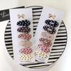 6pc Cute European and American Colorful Dot Hairpin Hair Side Clips for Women Girls Children Gift Korean Hair Accessories
