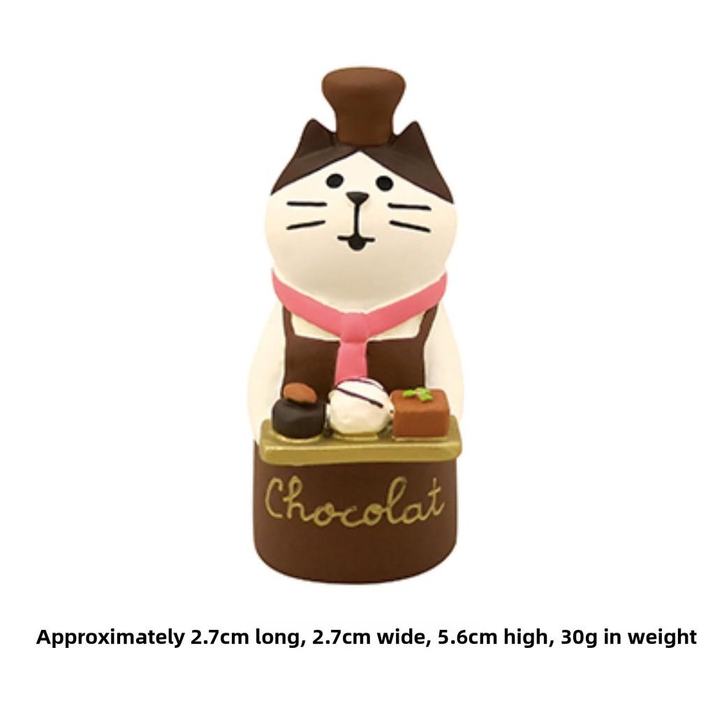 

Cat Chocolate Resin Figurine For Valentines Day Gift And Collection Style A