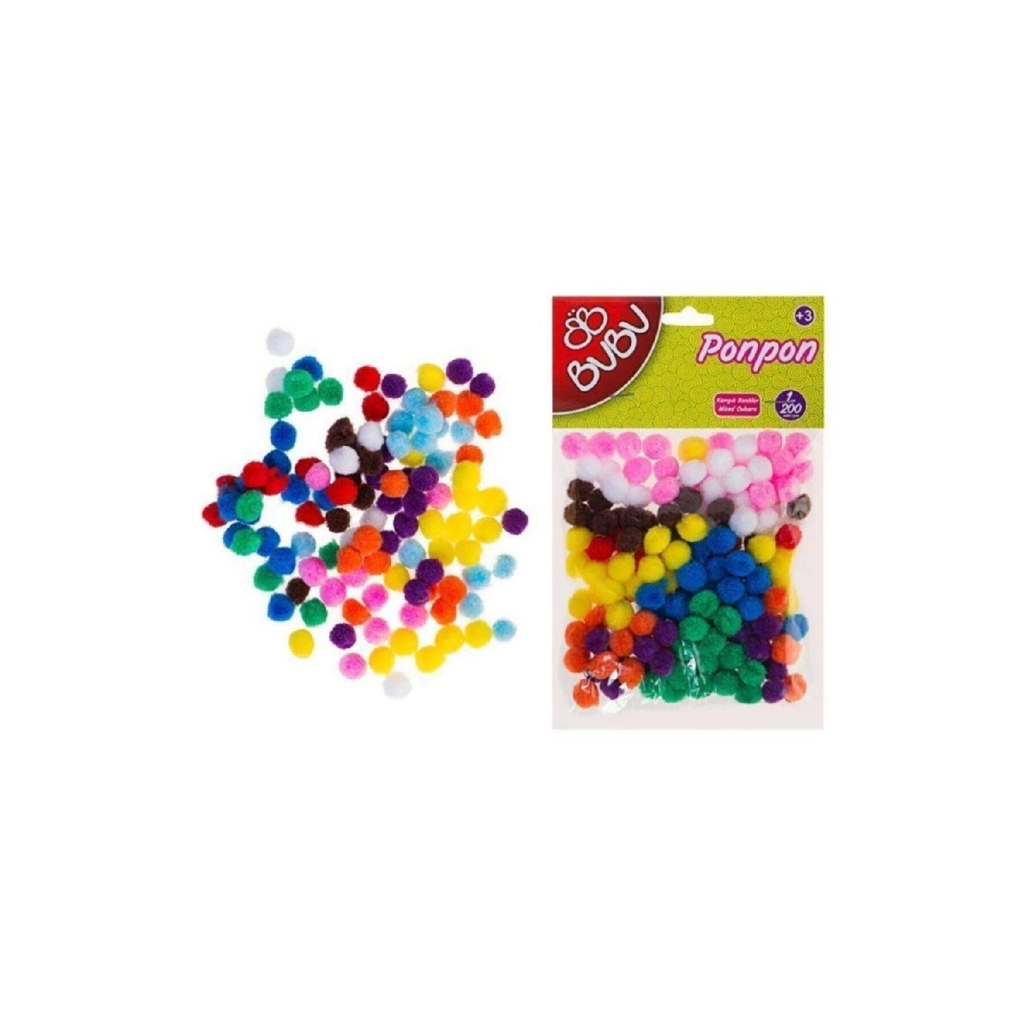 

Pompom 1 Cm 200pcs Mixed 10 Colors