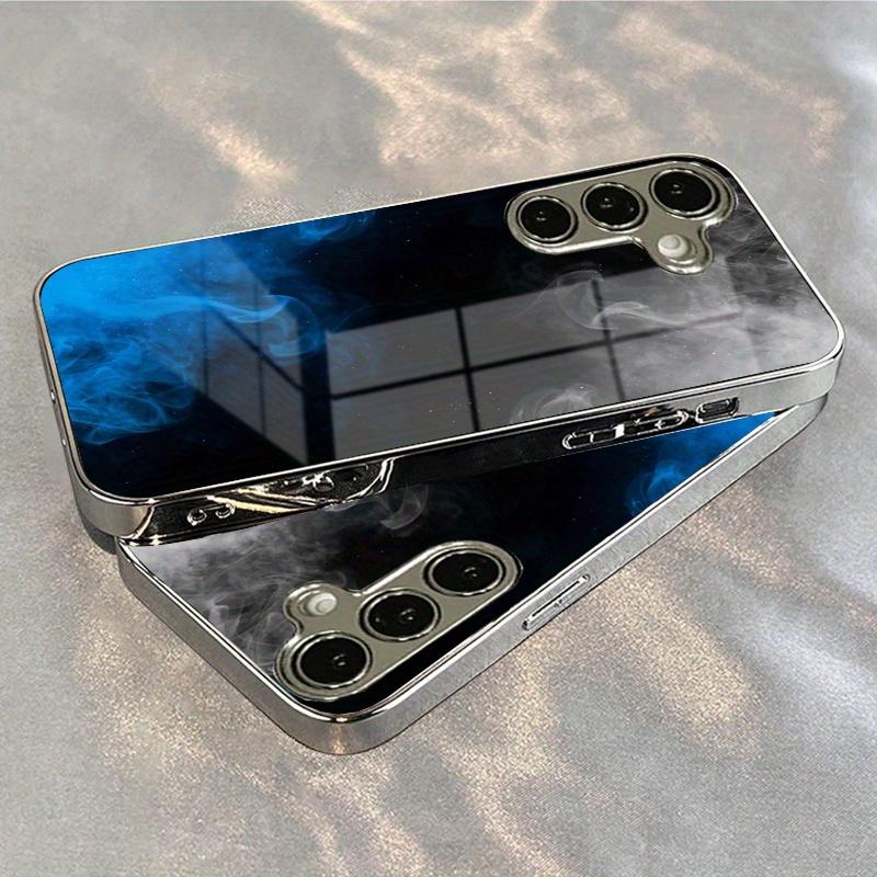 Galvanisierte goldene neue Handyhülle für Samsung Galaxy S26 Ultra S25 Plus S24 S23 S22 fe gehärtetes Glas Künstlerische Texturmuster