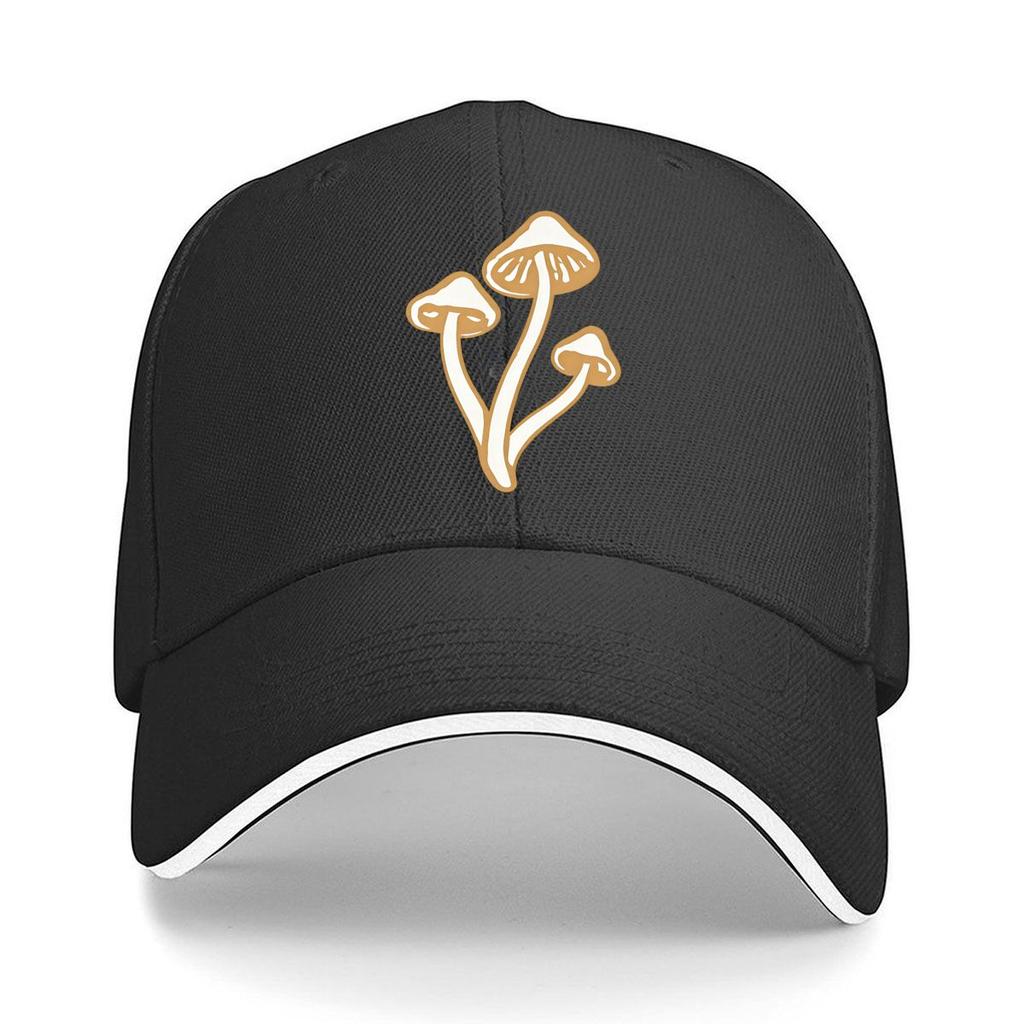 Breathable Mushroom Baseball Cap Adjustable Golf Hat for Unisex and Women YK Couple Dad Hats Unisex S Sandwich Baseball Cap