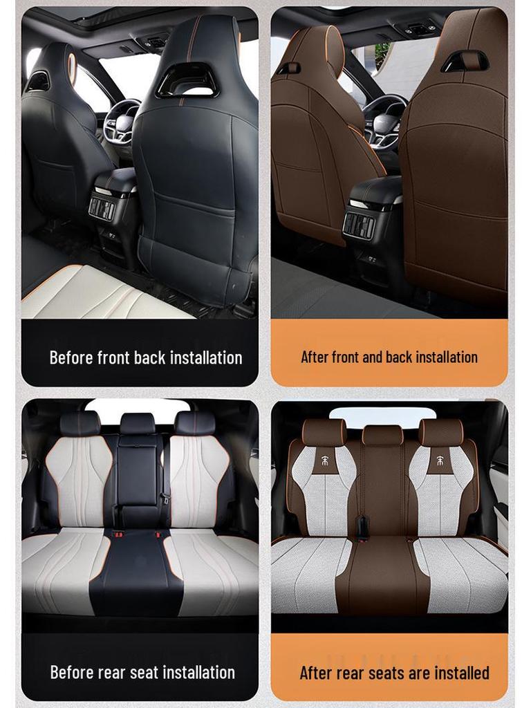 BYD Song PLUS Coarse Linen Car Seat Cushion - Four Seasons Model