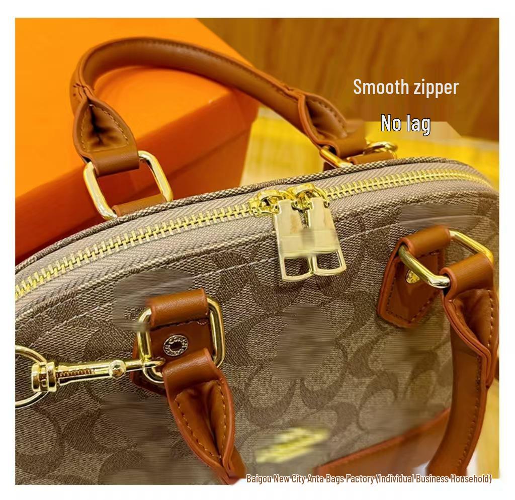 Women's Retro Print Versatile Tote: European & American Fashion Shoulder Crossbody Bag