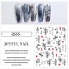 Chinese Ink Bamboo Trend Nail Art Stickers: Self-Adhesive Tearable Decals for DIY Decoration.