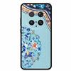 6.71" For Honor Magic8 Pro 5G Case 3D Emboss Relief Flower Black Silicone Soft Back Cover Case For Honor Magic 8 Pro Case Shells
