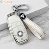 ECGP7 2/3/4 Bottons Silver Tpu Car Key Case Cover for Mercedes Benz A C E S G Class GLC CLE CLA GLB GLS W177 W205 W213 W222 X167 AMG