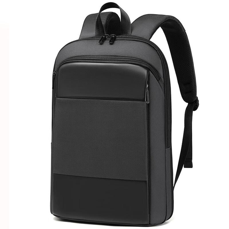 Lishen Men s Ultra-thin Expandable Business Laptop Backpack