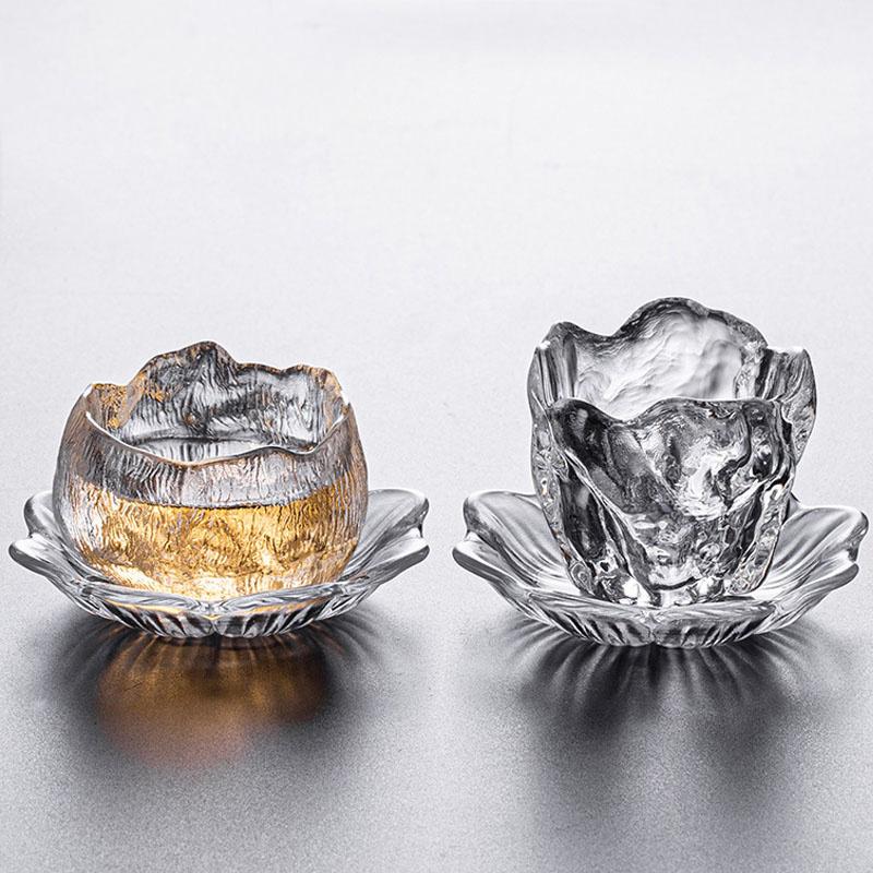 

Утолщенная стеклянная чашка, стеклянная чашка для чая, набор для Gongfucha Style C