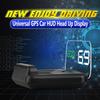 Car HUD Display, GPS Smart Gauge High Definition HUD Car Diagnostic Tool Safe Driving Computer Overspeed Fault Alarm
