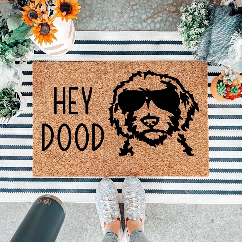Inspirational Quote Floral Welcome Door Mat English Word Pattern NonSlip Rug for Entryway Bedroom Door Mat Home Decor