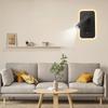 Bedside Wall Lamp with Switch and USB Port Wall Mounted Reading Spot Lights Bedroom Wall Sconce Rotatable Led Wall Light Cabinet