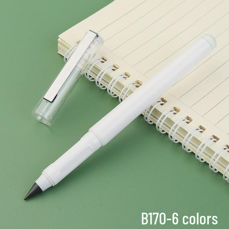 Black Tech Eternal Pencil: No Sharpening, No Ink, Break-Resistant Lead, Posture-Correcting Drawing Tool