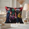 V-Valorant CLOVEGame Cushion Cover Anti-dustmite Pillowcase Invisible Zipper Silky Short Plush Sofa Cushion Cover