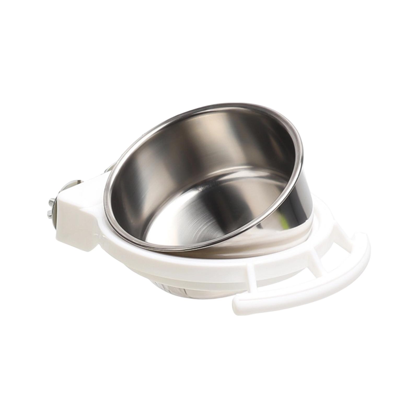 

Parrot Stainless Steel Food Box Bird Feeder One Size білий