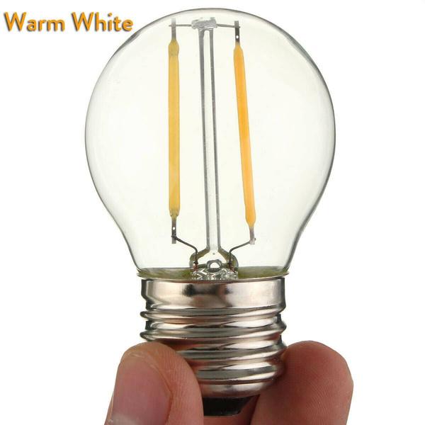 2 SZTUKI 220V Vintage G45 E27 4W 6W LED Żarnikowa Żarówka Globalna Retro Edisonowa biały zimny/ciepły