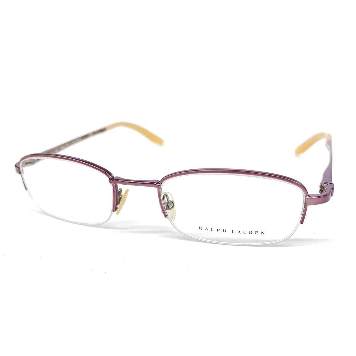 Used RALPH LAUREN Glasses Frame RL Logo/Metal Purple Women s / 240001202548