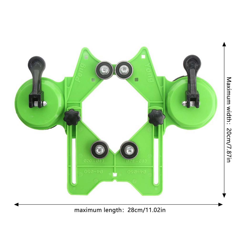 Przyssawka do wiertła koronowego Lokalizator otworu z pojedynczą/podwójną przyssawką próżniową Wiertarka do szkła