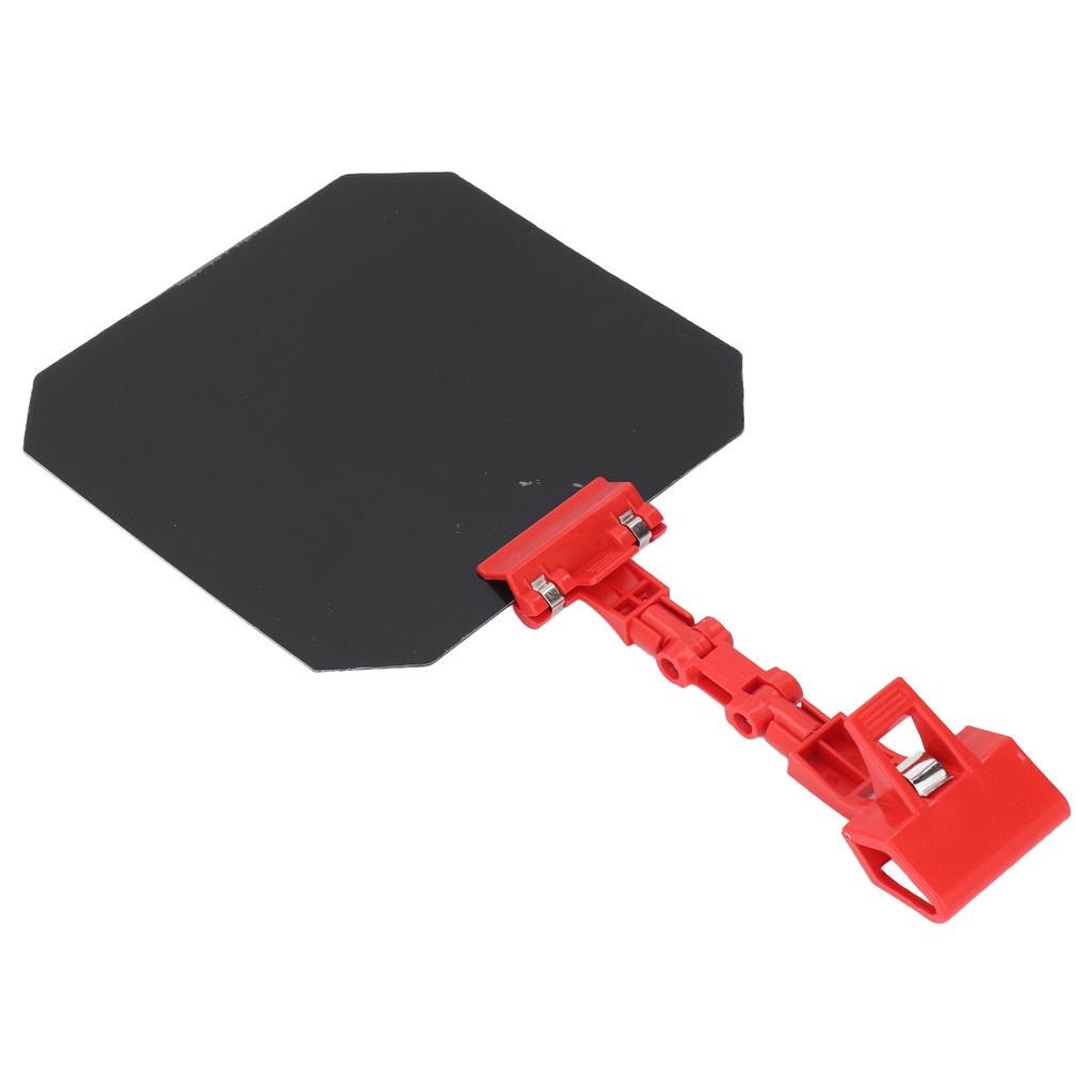 Welding Blackout Panel 18cm Square Red Bracket Portable Welding Blackout Panel for Industry