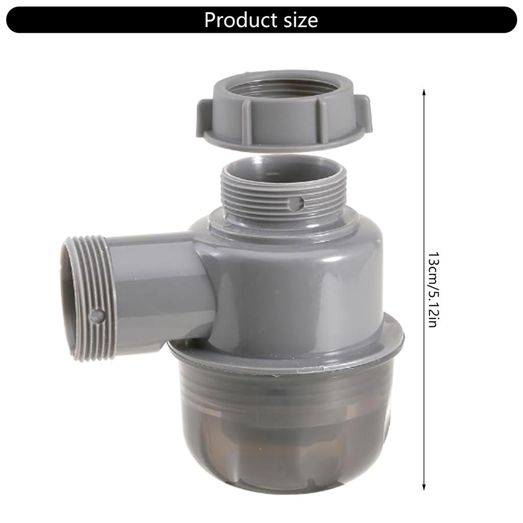 Sifony P-sifony Náhradní díly Vylepšení Viditelné Odnímatelné Snadné Použití Odtokové Ventily pro Kuchyň Koupelnu Drtič Odpadu
