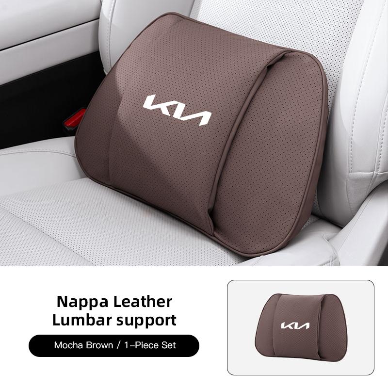 Car Headrest Neck Pillow Lumbar Cushion Set Breathable Soft For KIA K3 Sportage Carnival K5 Seltos Pegas KX1 EV5 Sonet EV6 K4 K8