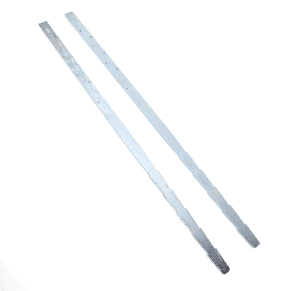 2 Pack Fence Post Repair Stakes Heavy Duty Steel Long Lasting 74cm for Fixing Damaged Wood Fences