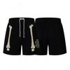 2025 Herren Locker Geschnittene Strandshorts Streetwear Baumwollmischung Freizeit Boardshorts Jugendliche Erwachsene
