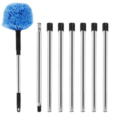 Perie pentru pânze de păianjen Extensibilă Curățător de ventilatoare Perie cu prelungitor Multi-utilizare Perie pentru pânze de păianjen Kit de curățare Mâner lung Păianjen