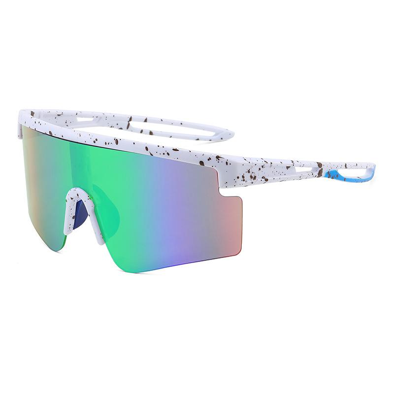 Fashionable Colorful Sunglasses Men Outdoor Sports Cycling Sunglasses Large Frame Uv Sunglasses Xsy2399