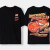 2026 Cars Short Sleeve Print Lightning McQueen Print Stylish Unisex TShirt Short Sleeve Relaxed Plus Size Top