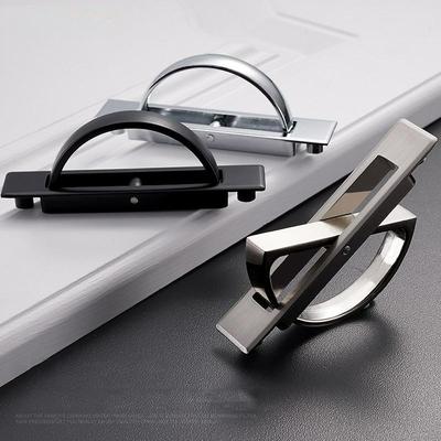 Maniglie per porte nascoste Tatami Manopole per maniglie per armadietti da pavimento in lega di zinco