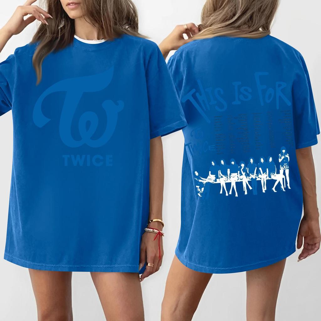 Damen Rundhals Bedrucktes Kurzarm T-Shirt Top