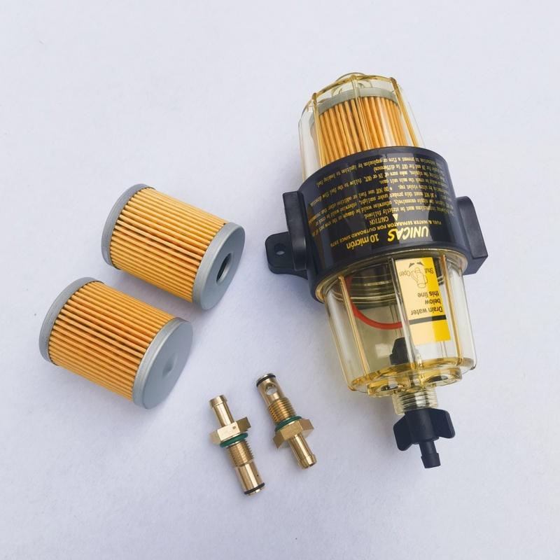UF-10K Fuel Filter Element Water Separator Assembly UF10K Outboard Motor Boat Engine For Honda Yamaha Suzuki Mercury