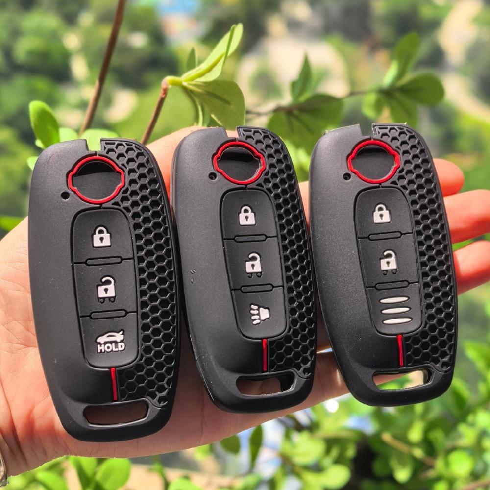 Keychain Protect For Nissan X-TRAIL SYLPHY Altima Qashqai Pathfinder Kicks Ariya 2022-2026 Silicone Car Key Cover Case