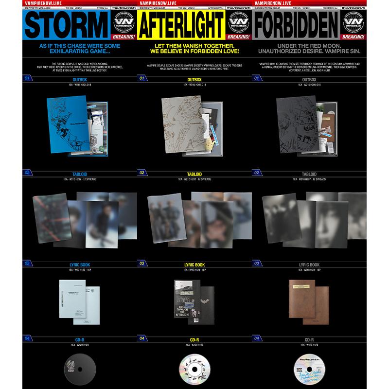 [Vorbestellung] ENHYPEN - Mini 7. Album [THE SIN : VANISH] (Online-Vorteil)