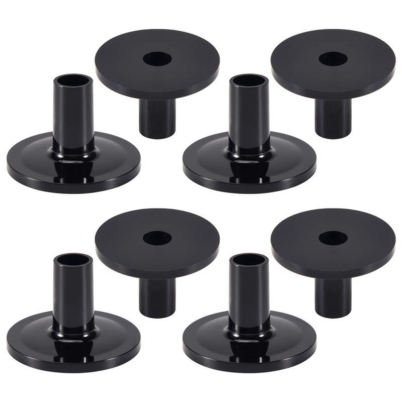 Classy-8Pcs Cymbal Sleeves 8PCS 38X26mm Black Drum Cymbal Sleeves Replacement For Shelf Drum Kit чёрный