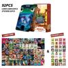 Set of 92 Double-Sided Printed Collectible Photo Cards Toy Animation Series Character Stickers and Greeting Cards for Collection and Display