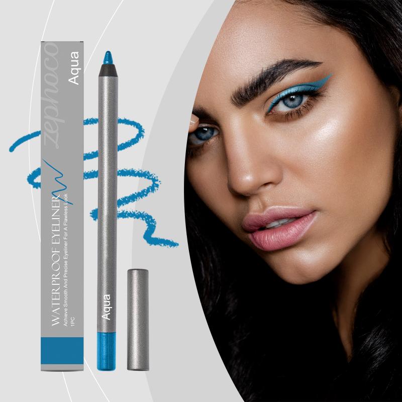 Waterproof Eyeliner Pen Natural Outline Line Quick-Drying Beginner-Friendly Eye Makeup Anti Smudge Eyeliner Eyes Makeup Cosmetic