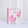 6/10pcs StoBag Baby Shower Party Paper Tote Bags Recyclable Gift Bags for Candy Cookies Gender Reveal Hospital Visitors