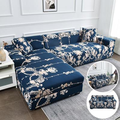 1pcs Sofa Cover for Corner Sofa Elastic Full Wrap Dustproof Slipcover for L-Shaped Sectional Sofa Pet Friendly