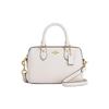 Rowan 18 Letter Logo Adjustable Detachable Pebble Leather Boston Bag Women Shoulder Bag White CW328-IMCHK