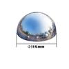 1.5" Thick 304 Stainless Steel Half-Round Mirror Hemisphere Tube Plug Spherical Cap