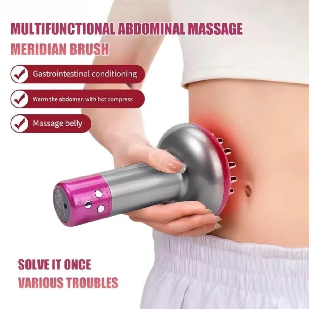 Wireless Design Electric Meridian Massager Guasha Scraping Brush  Health Maintenance